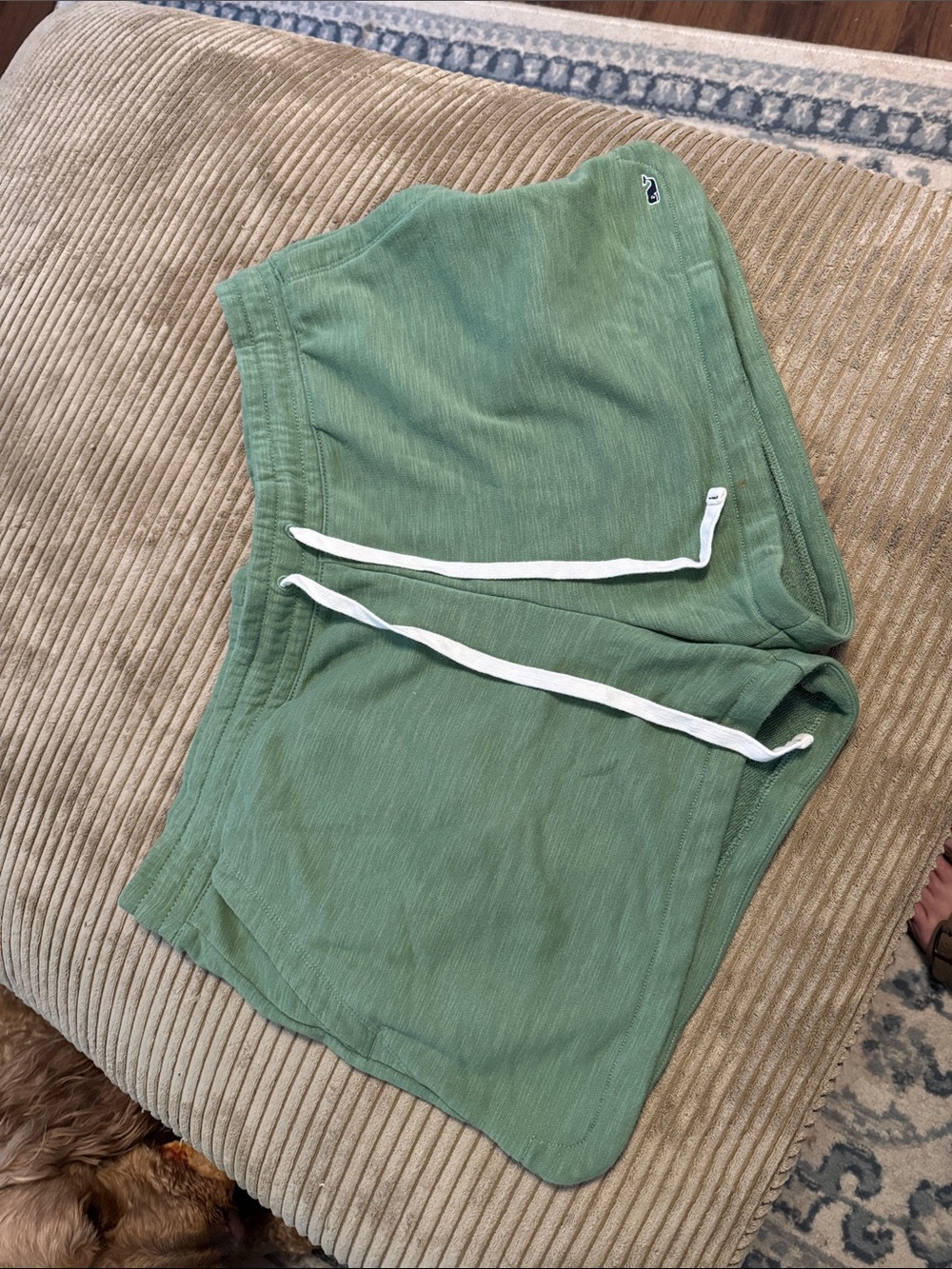 Vineyard Vines Olive Green Pull-On Lounge Shorts